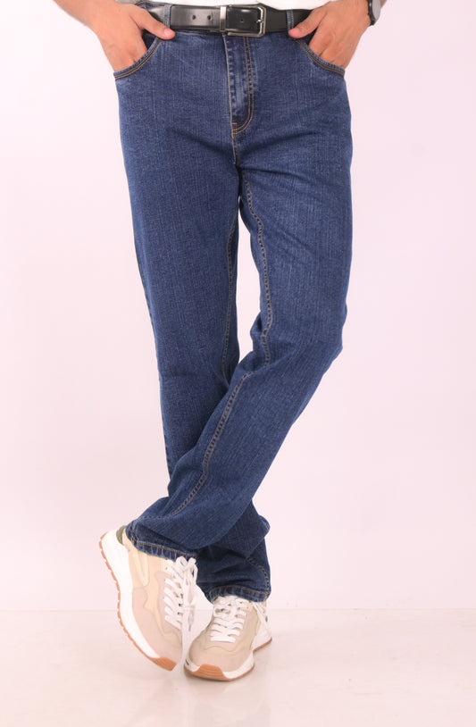 Mid-Blue Straight fit Denim