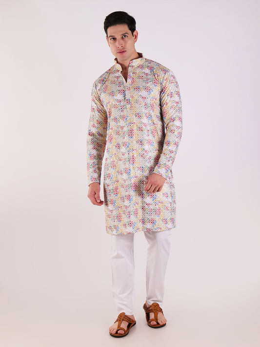 Royal Resham Heavy Work Kurta Set