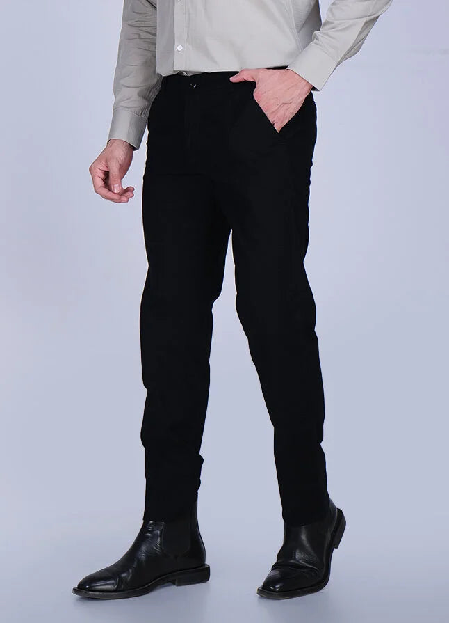 Black Linen Trouser