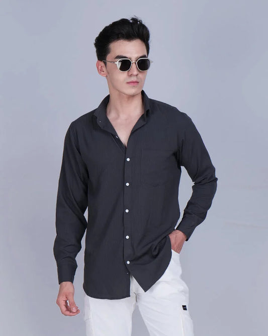 Grey Shirt White Cargo Pants Combo
