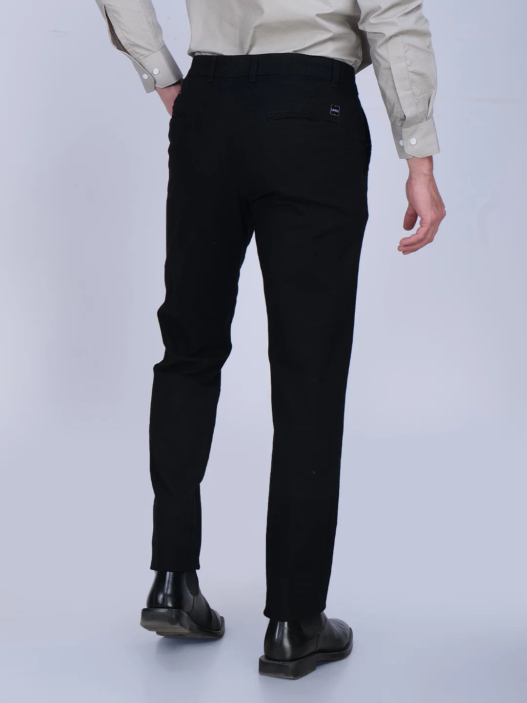 Grey Shirt Black Trouser Combo