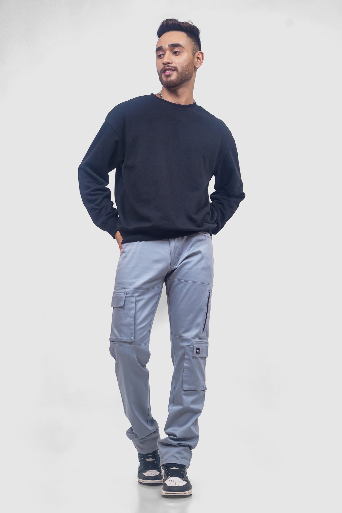 Ice Grey Cargo Pant