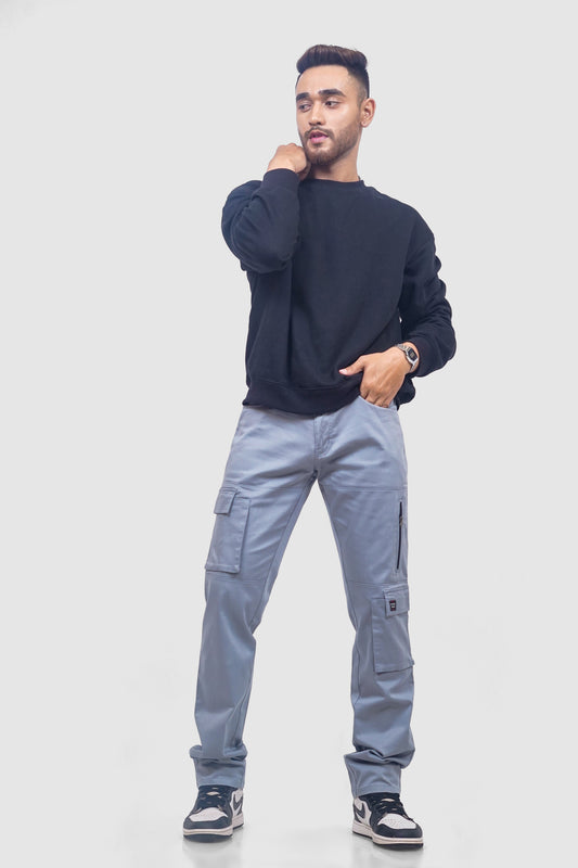 Ice Grey Cargo Pant
