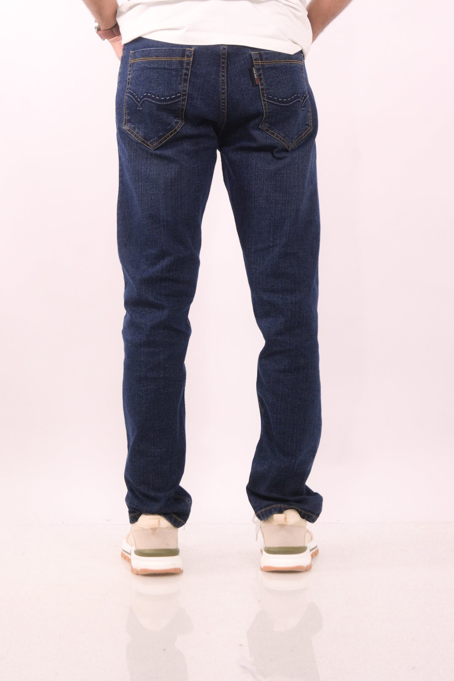 Dark Blue Straight Fit Jeans