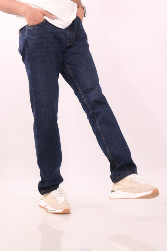 Dark Blue Straight Fit Jeans