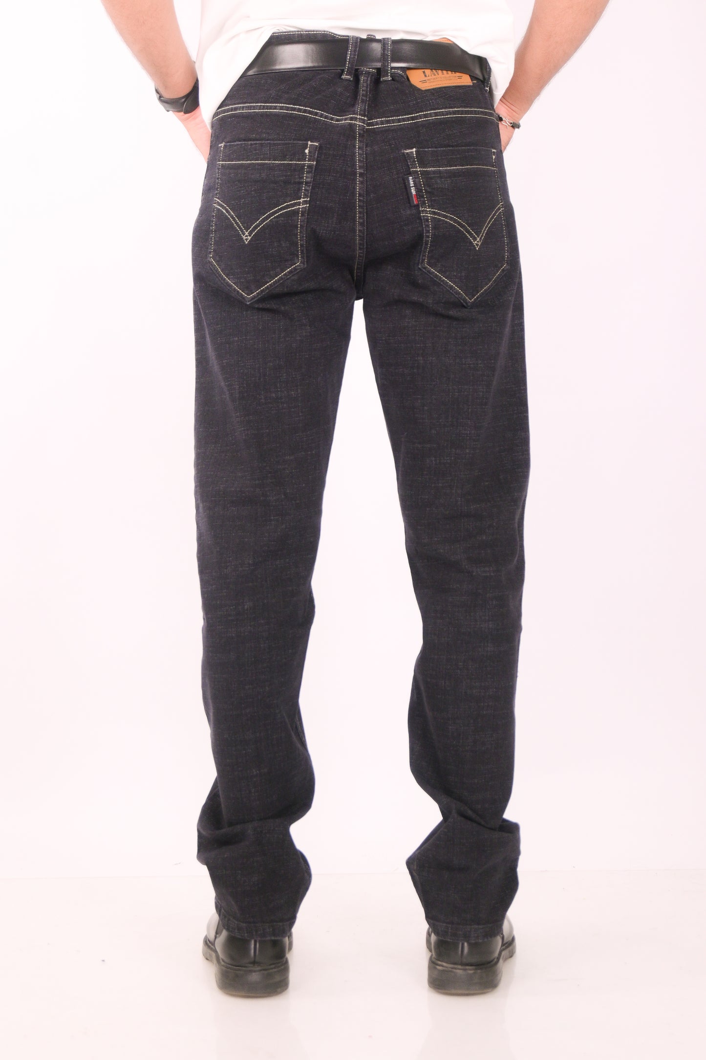 Regular Fit Royal Black Jeans