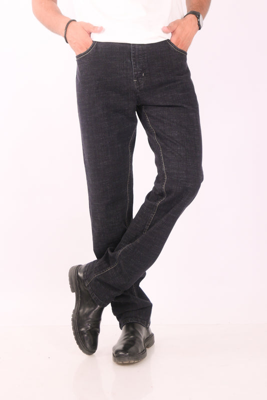 Regular Fit Royal Black Jeans