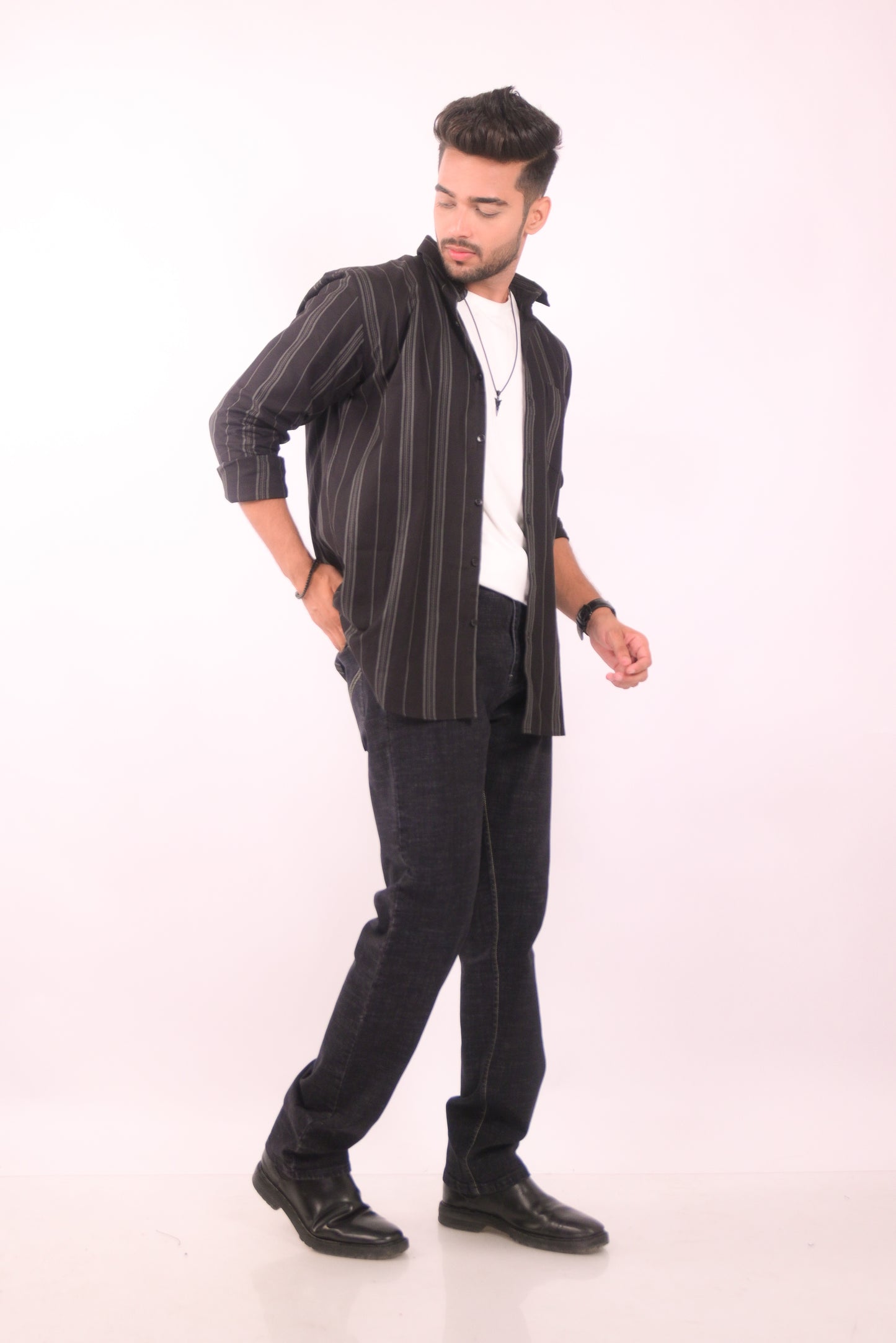 Regular Fit Royal Black Jeans