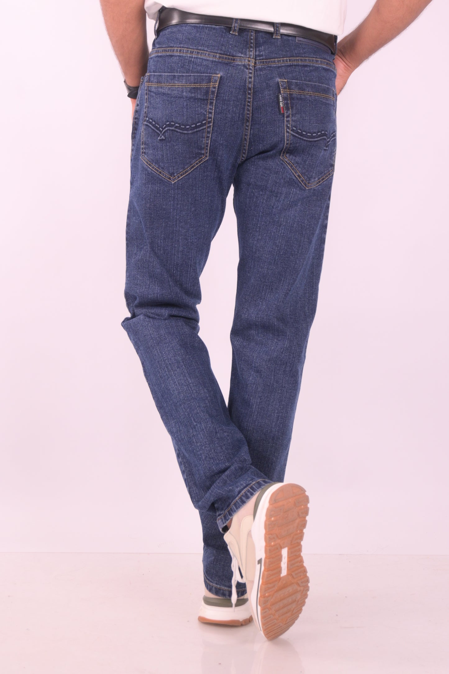 Mid-Blue Straight fit Denim