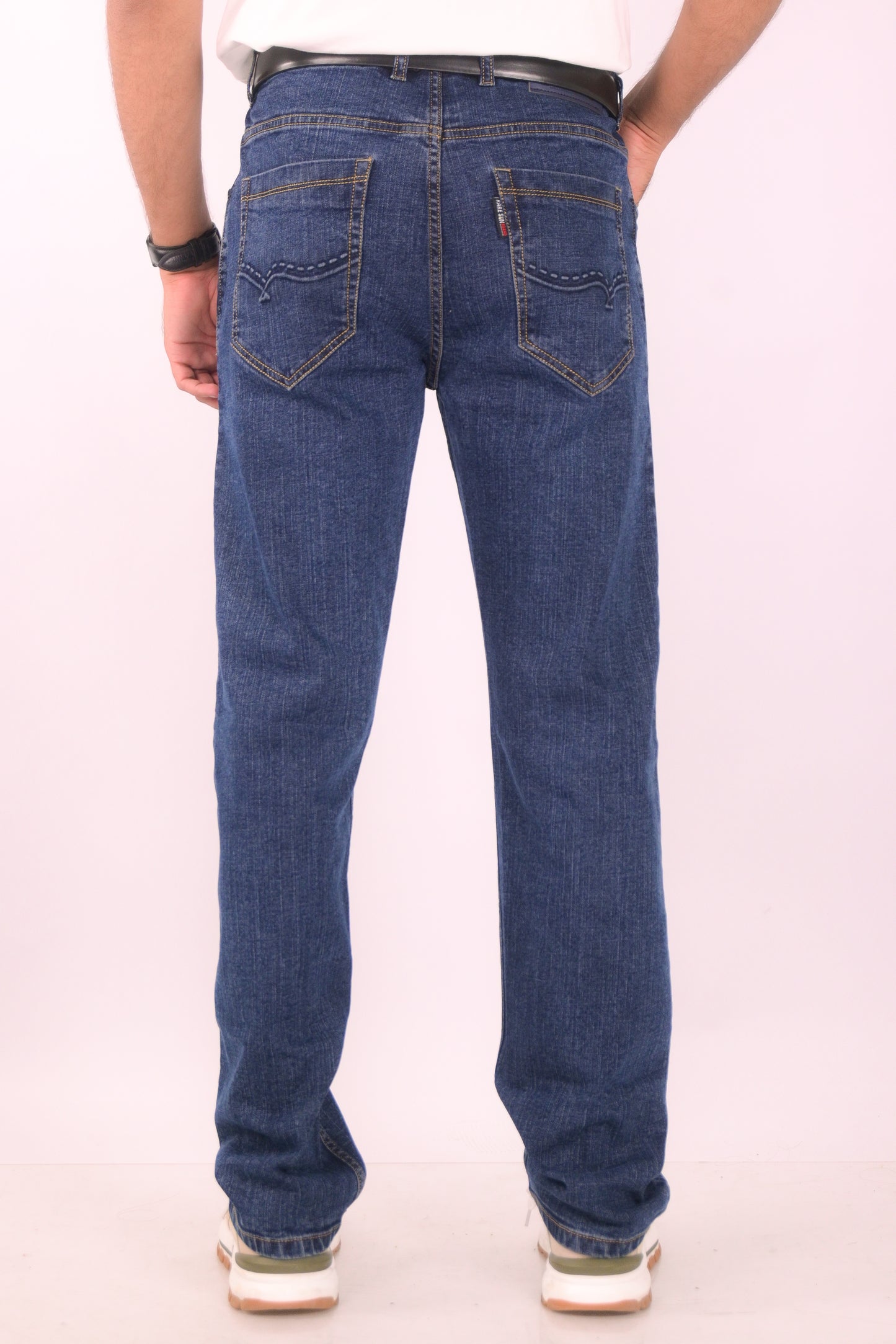 Mid-Blue Straight fit Denim