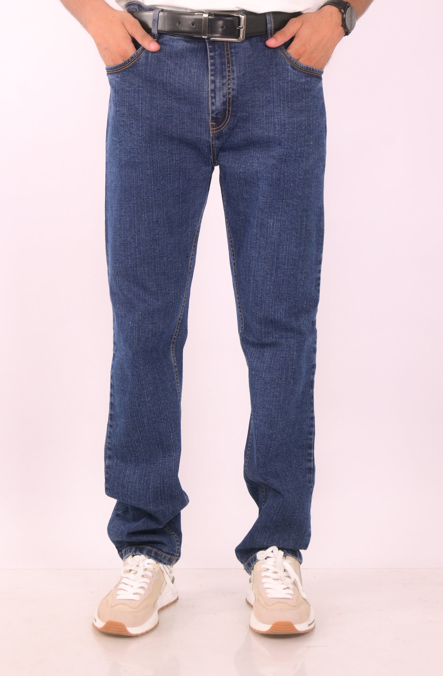 Mid-Blue Straight fit Denim
