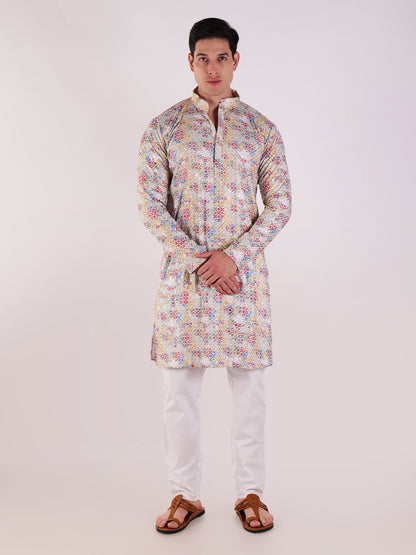 Royal Resham Heavy Work Kurta Set