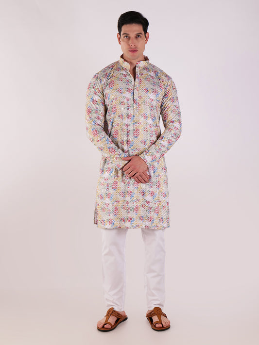 Royal Resham Heavy Work Kurta Set