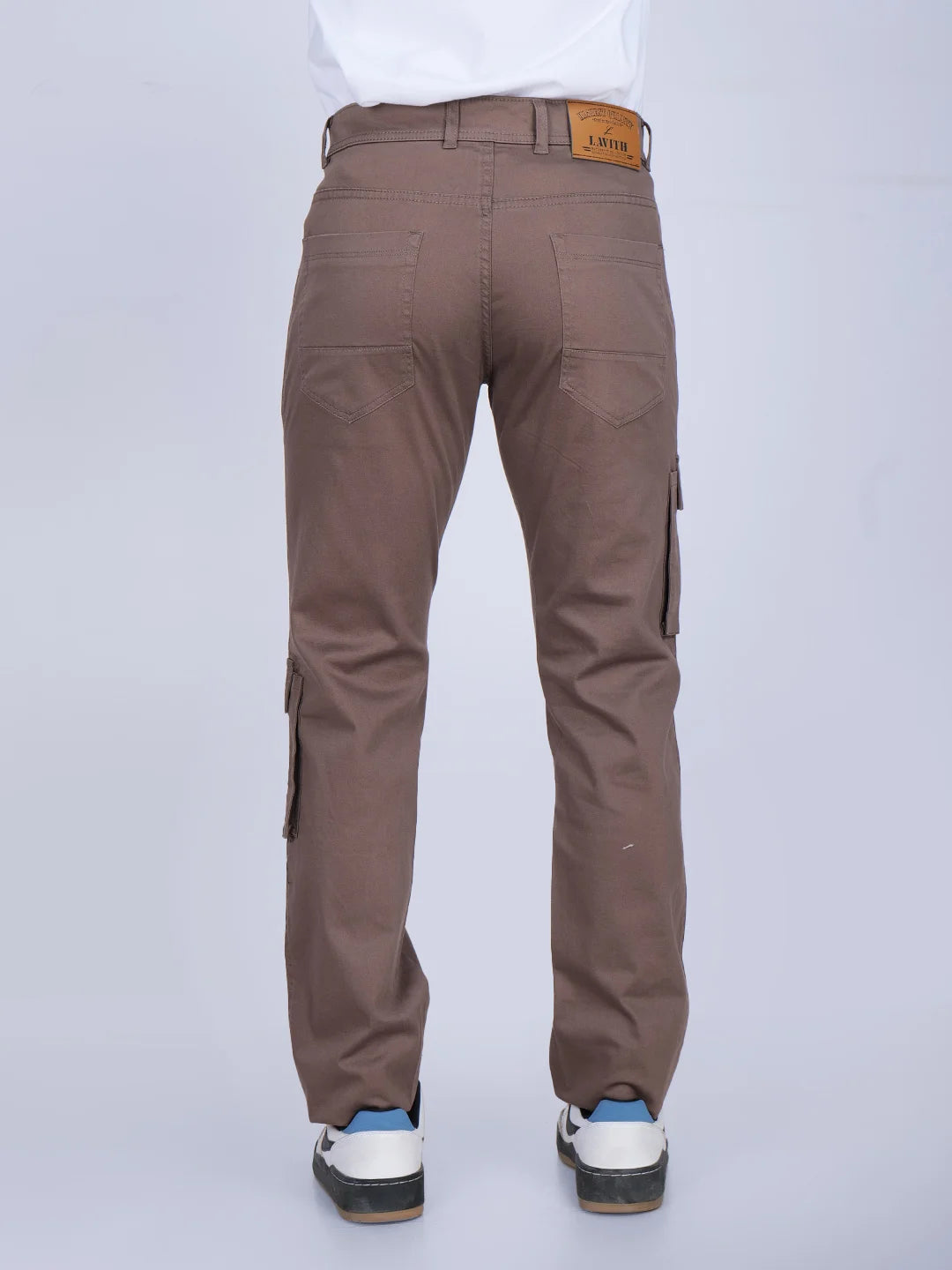 Regular Fit Brown Cargo Pant