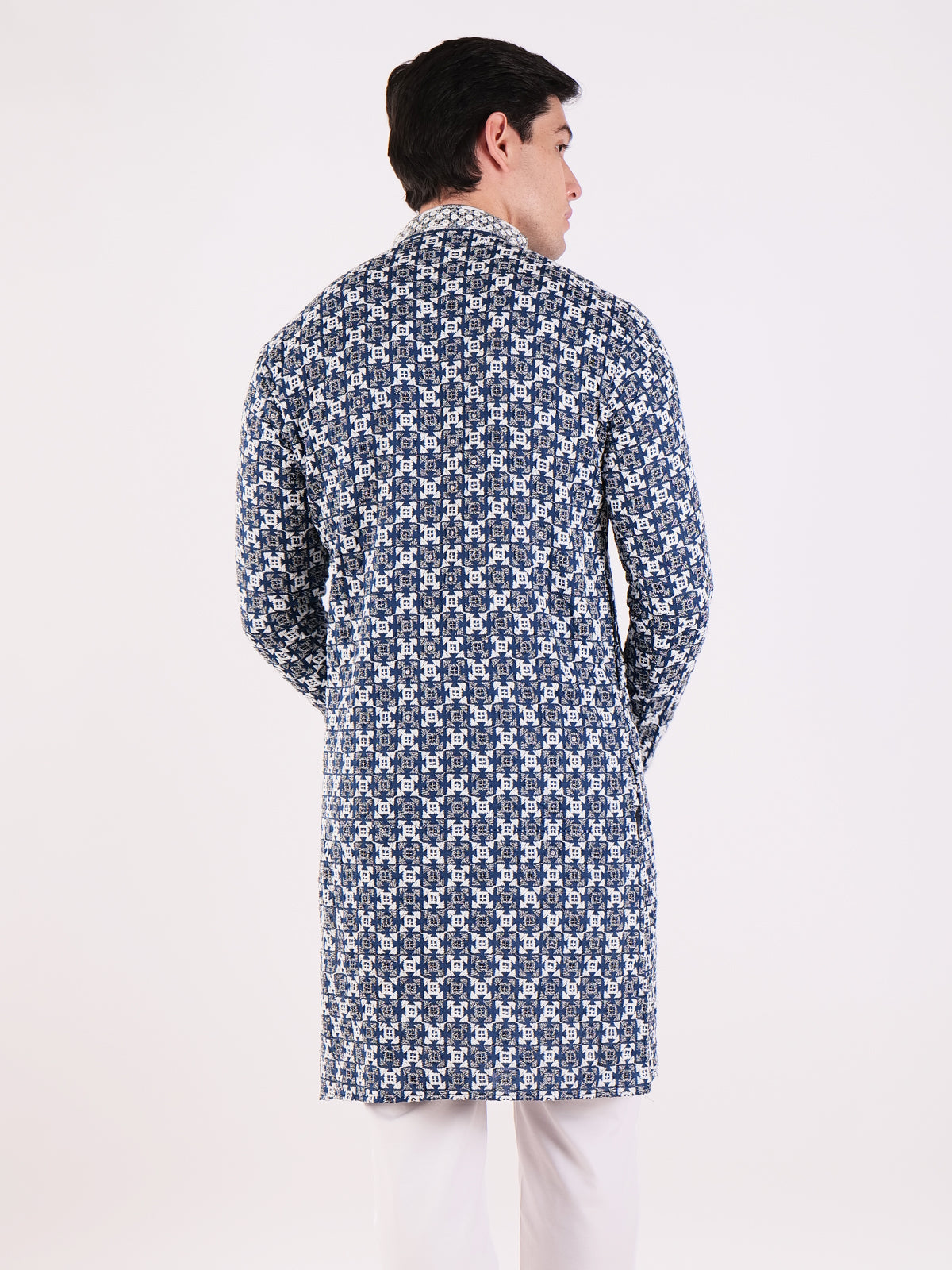 Indigo Maze Blue Kurta Set