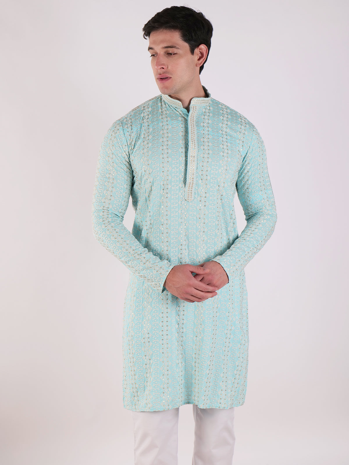 Green Elegance Kurta Set
