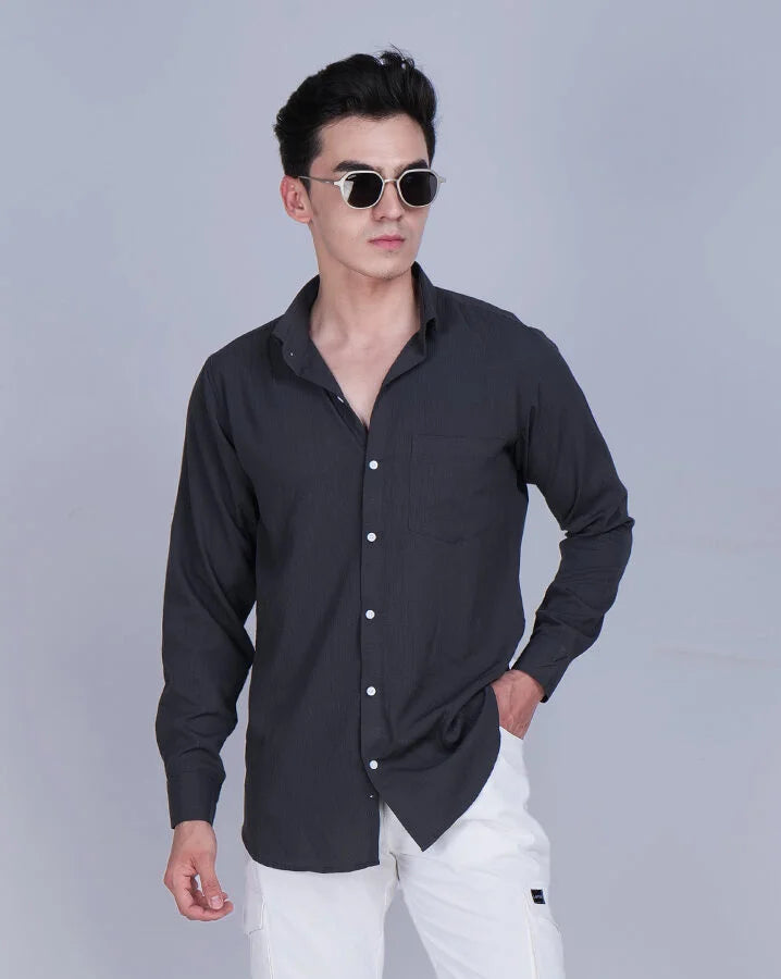 Grey Shirt White Cargo Pants Combo
