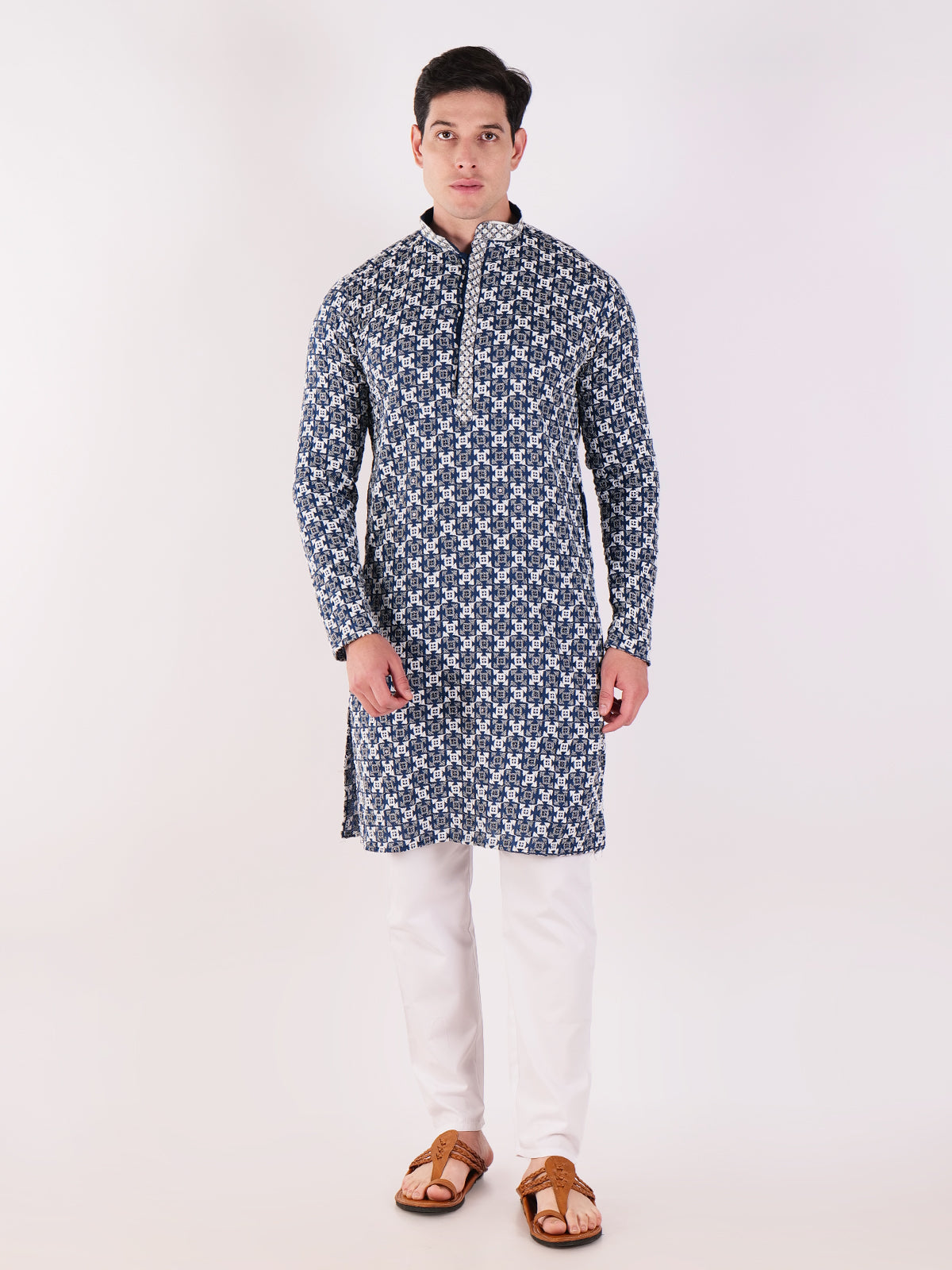 Indigo Maze Blue Kurta Set