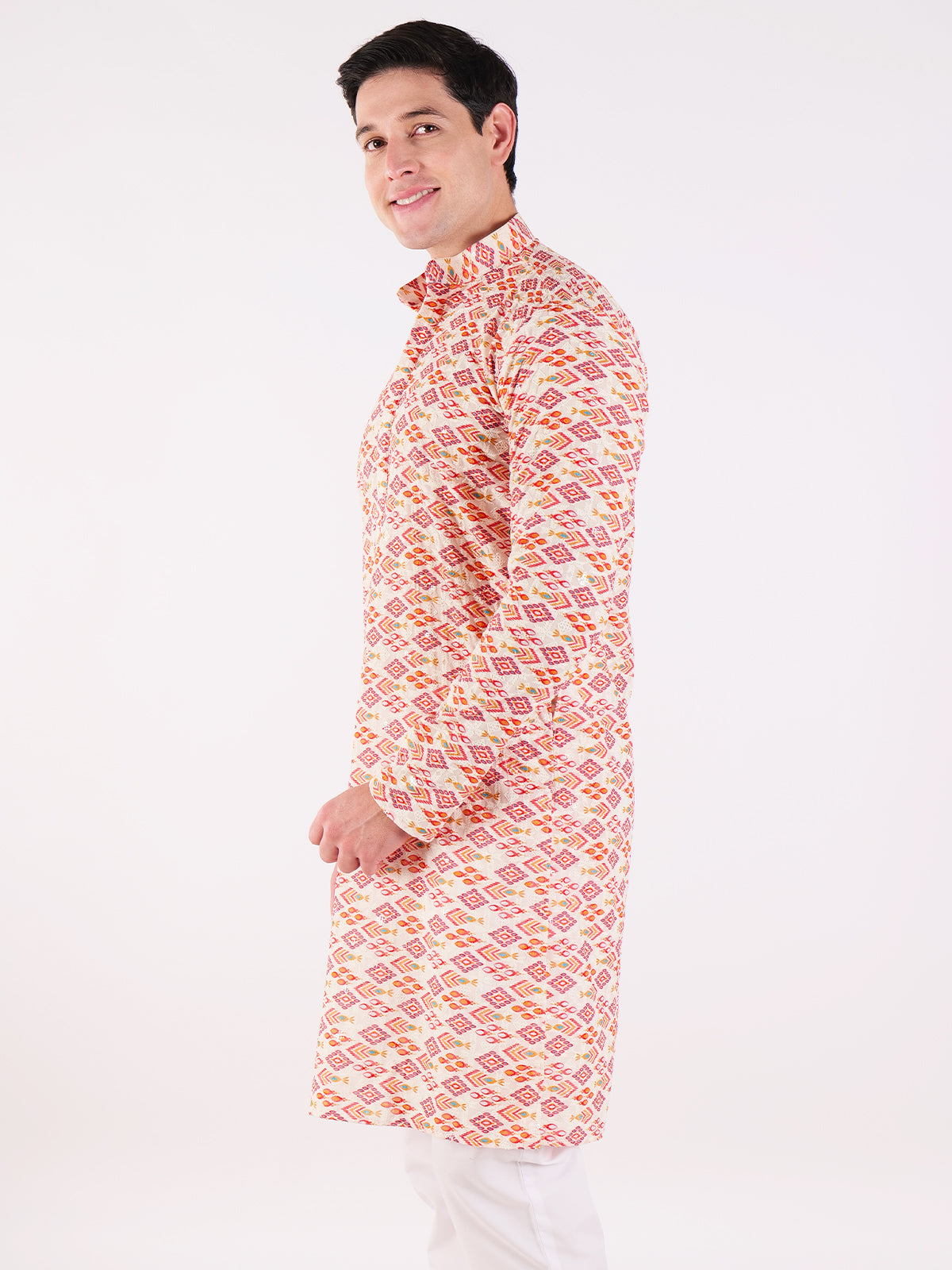 Saffron Mosaic Kurta Set