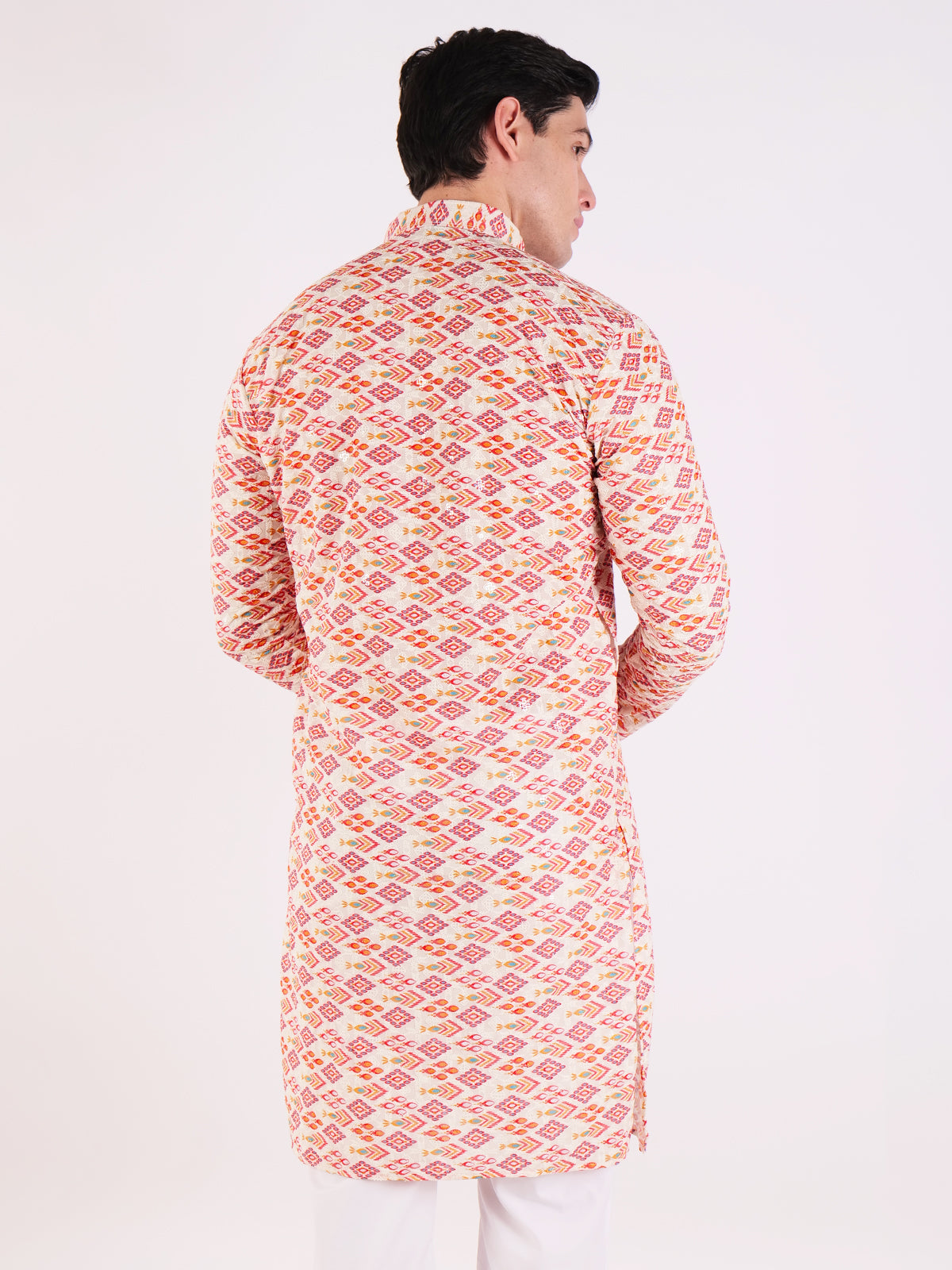 Saffron Mosaic Kurta Set