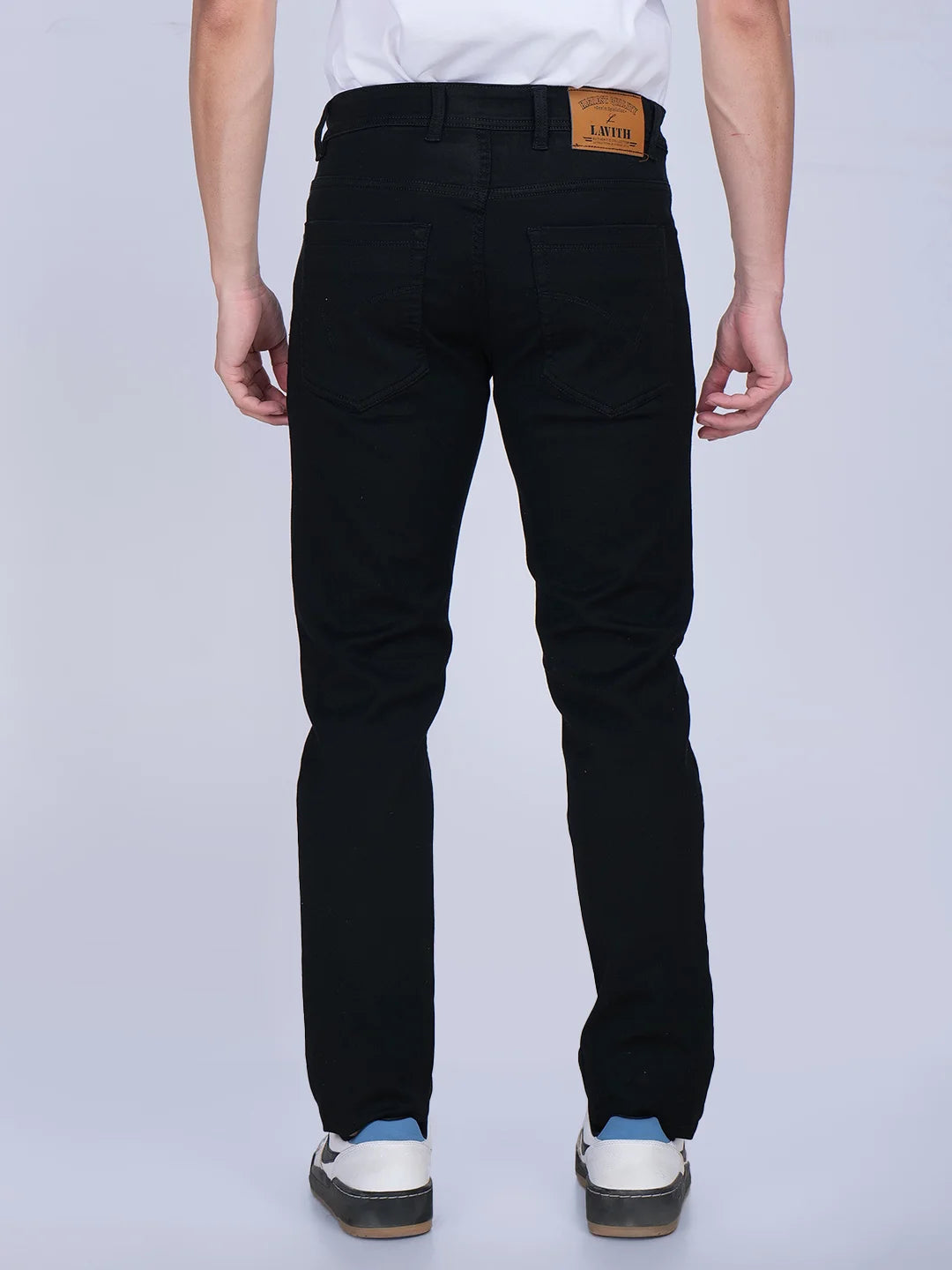 Black Regular Fit Jeans