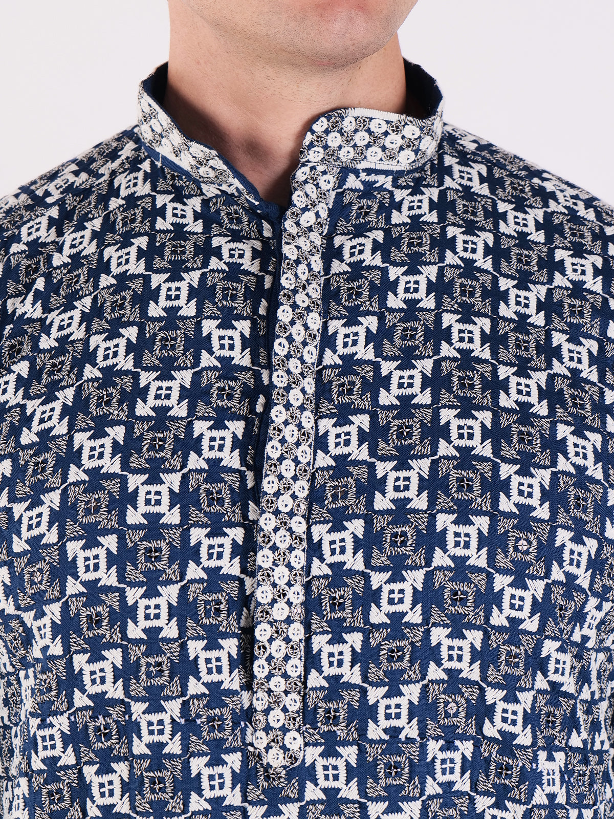 Indigo Maze Blue Kurta Set