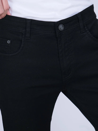 Black Regular Fit Jeans