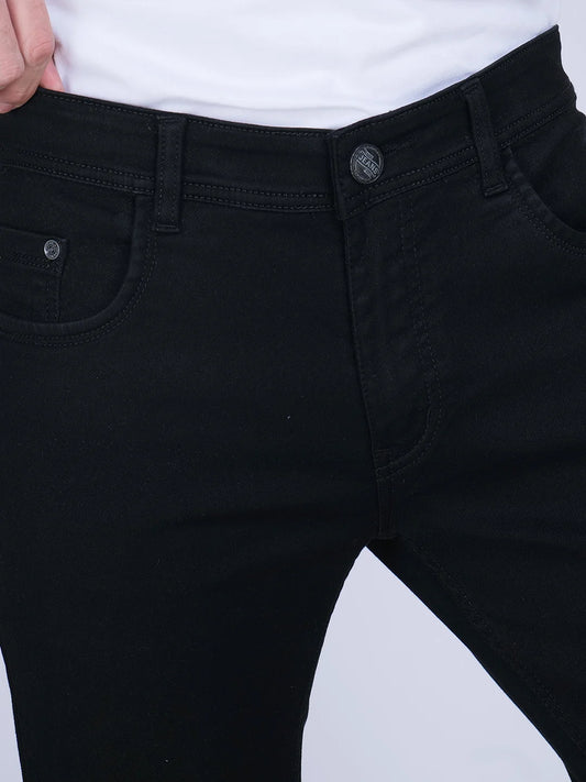 Black Regular Fit Jeans