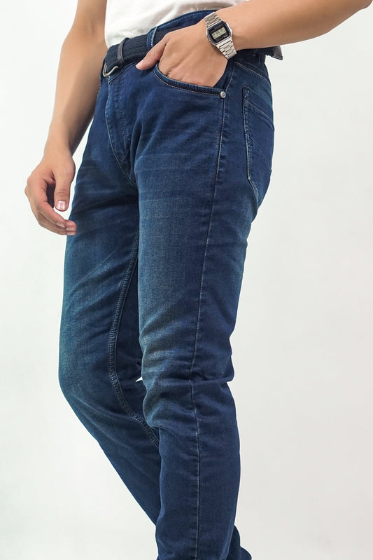 Deep Blue Slim-fit Jeans