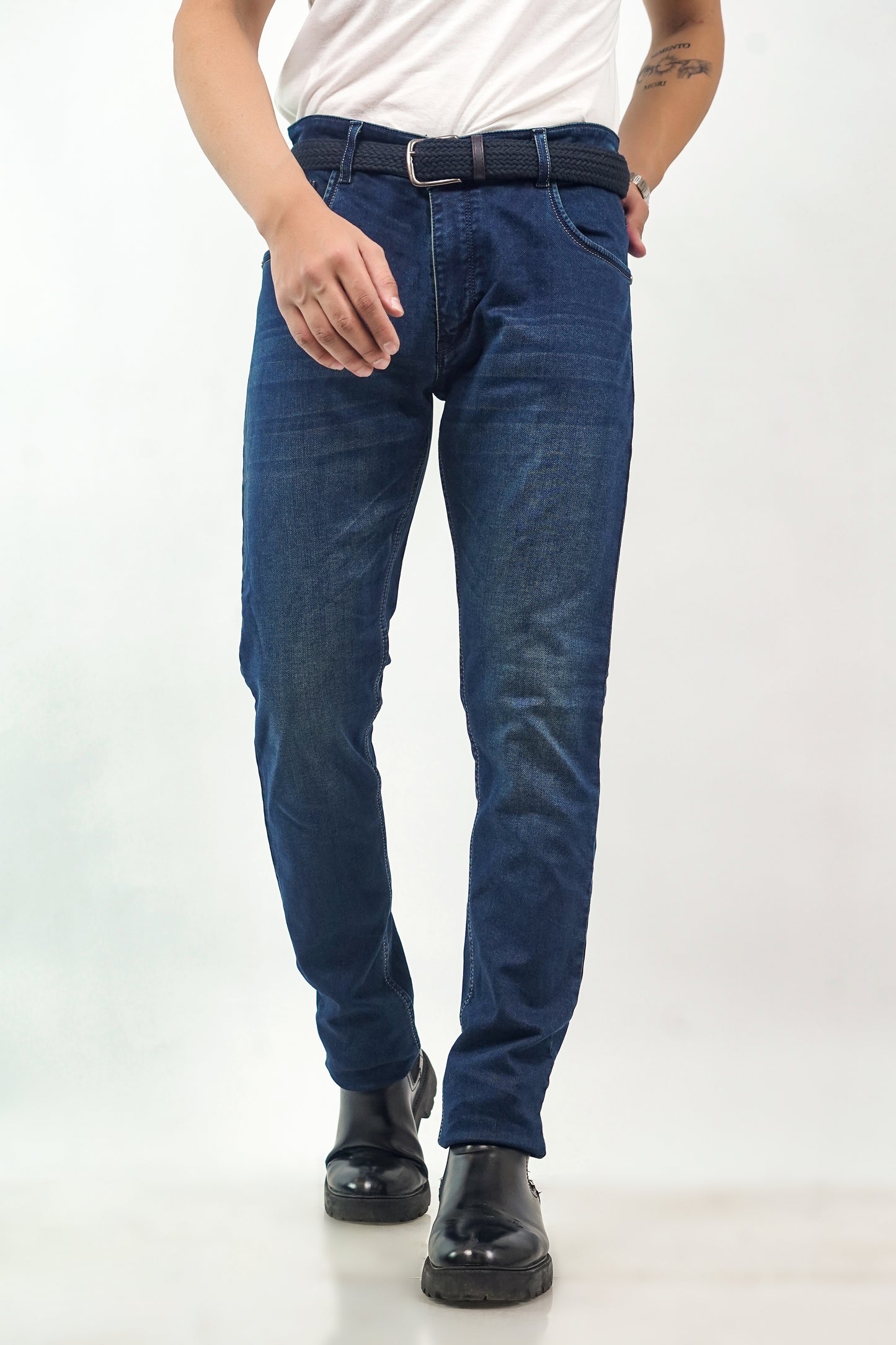 Deep Blue Slim-fit Jeans
