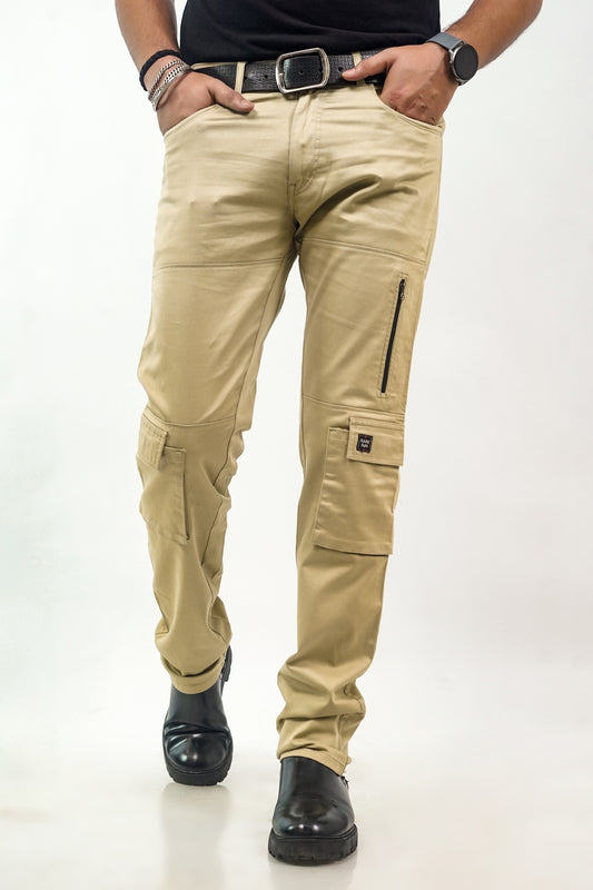 Sand Beige Cargo Pants